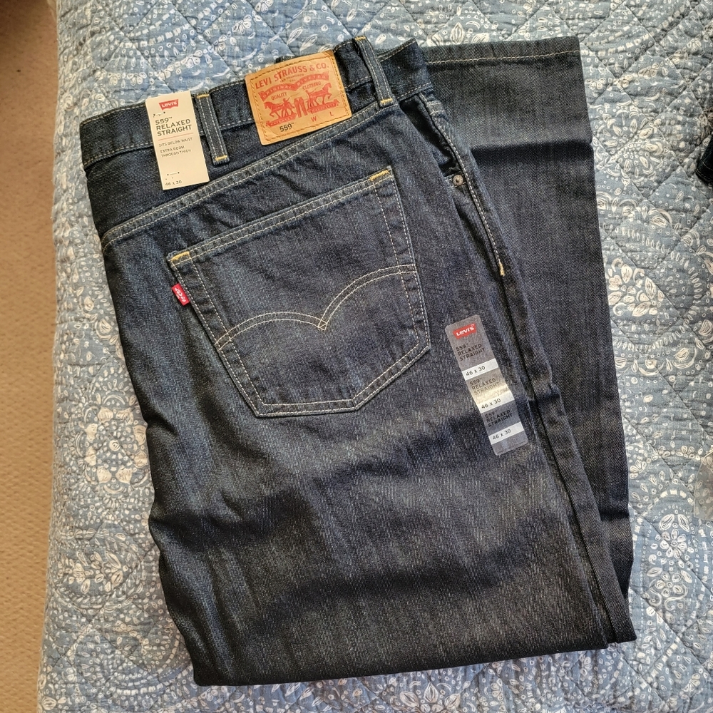 Big & Tall Men Levi's® 559™ Relaxed Straight-Fit Jean Pants 46x30